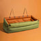 Bedera de asiento de asiento para perros de cuero para perros de gran faux de lujo - Voyager urbano
