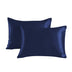 Conjunto de caja de almohada de tela suave y suave para la piel