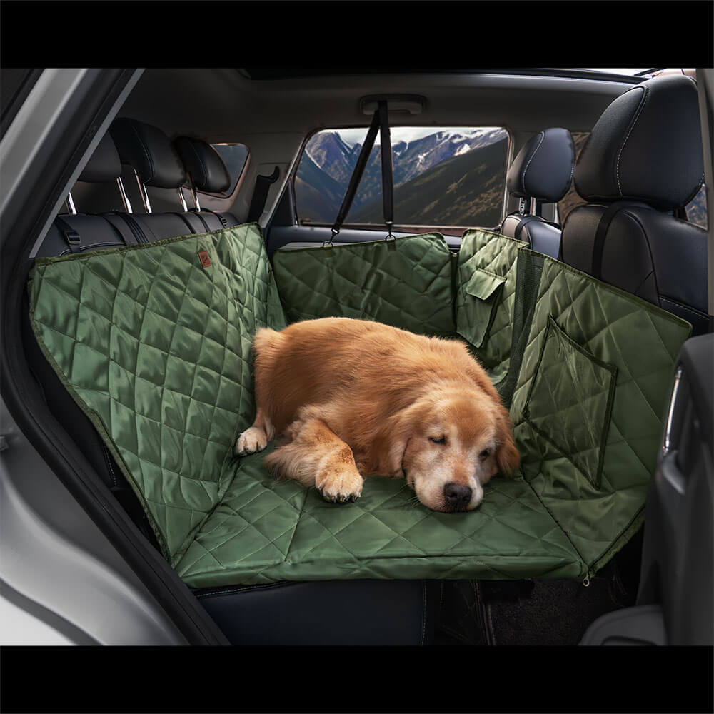 Extensor de asiento trasero para perro, extragrande, de cobertura total, para dormitorio móvil, ideal para viajes y acampadas