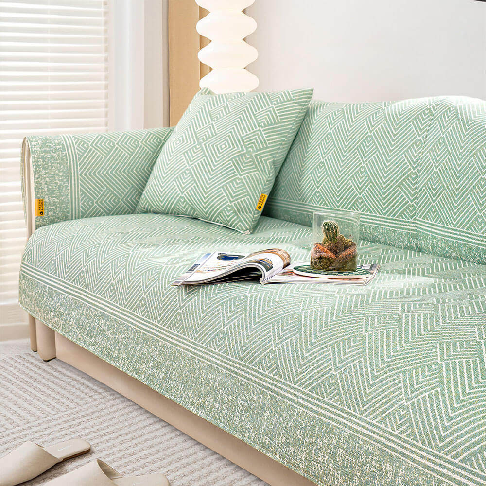 Protección antiarañazos de la cubierta del sofá seccional de enfriamiento natural de seda del hielo del modelo moderno