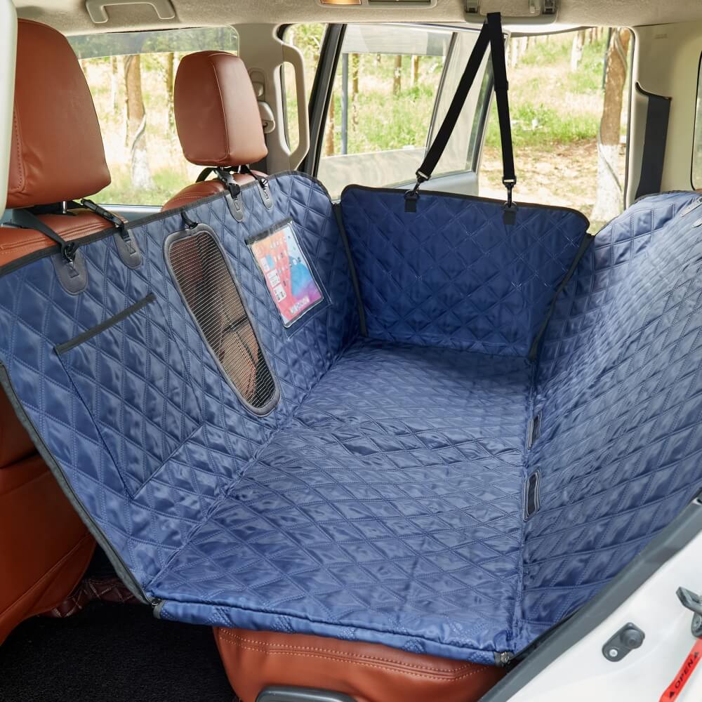 Viaje de mascota impermeable cubierta de asiento para perros resistente a la suciedad de la suciedad