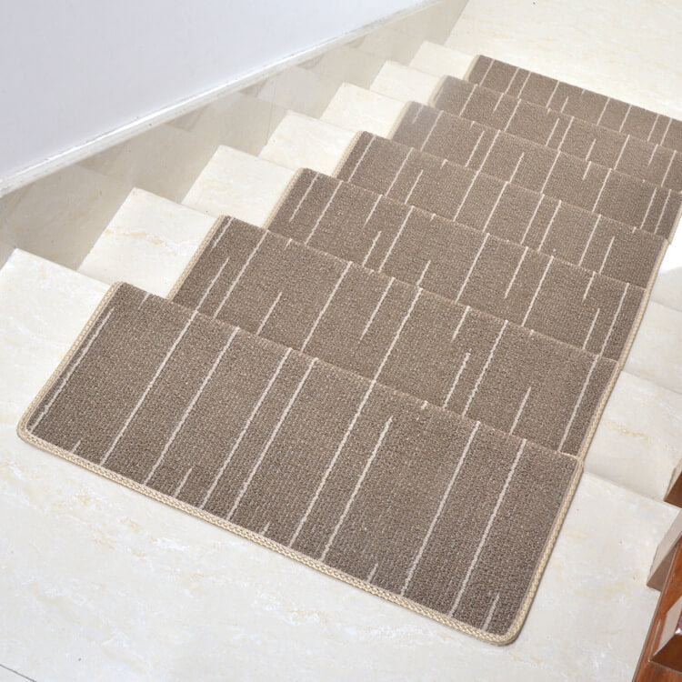 Silent Polypropylene Non-Slip Stair Treads with Self-Adhesive Backing