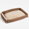 Cama de perros ergonómica de perros ergonómica elegible y expansible - Patillas tranquilas