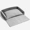 Cama de perros ergonómica de perros ergonómica elegible y expansible - Patillas tranquilas