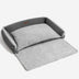 Cama de perros ergonómica de perros ergonómica elegible y expansible - Patillas tranquilas
