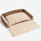 Cama de perros ergonómica de perros ergonómica elegible y expansible - Patillas tranquilas
