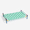 Cama de perros de aluminio vibrante de estilo de impresión de verano - paraíso de verano