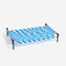 Cama de perros de aluminio vibrante de estilo de impresión de verano - paraíso de verano