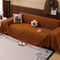 Thickened Herringbone Warming Plush Multi-Functional Blanket Couch Cover