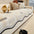Cubierta de sofá de mosaico irregular de Chenille vintage