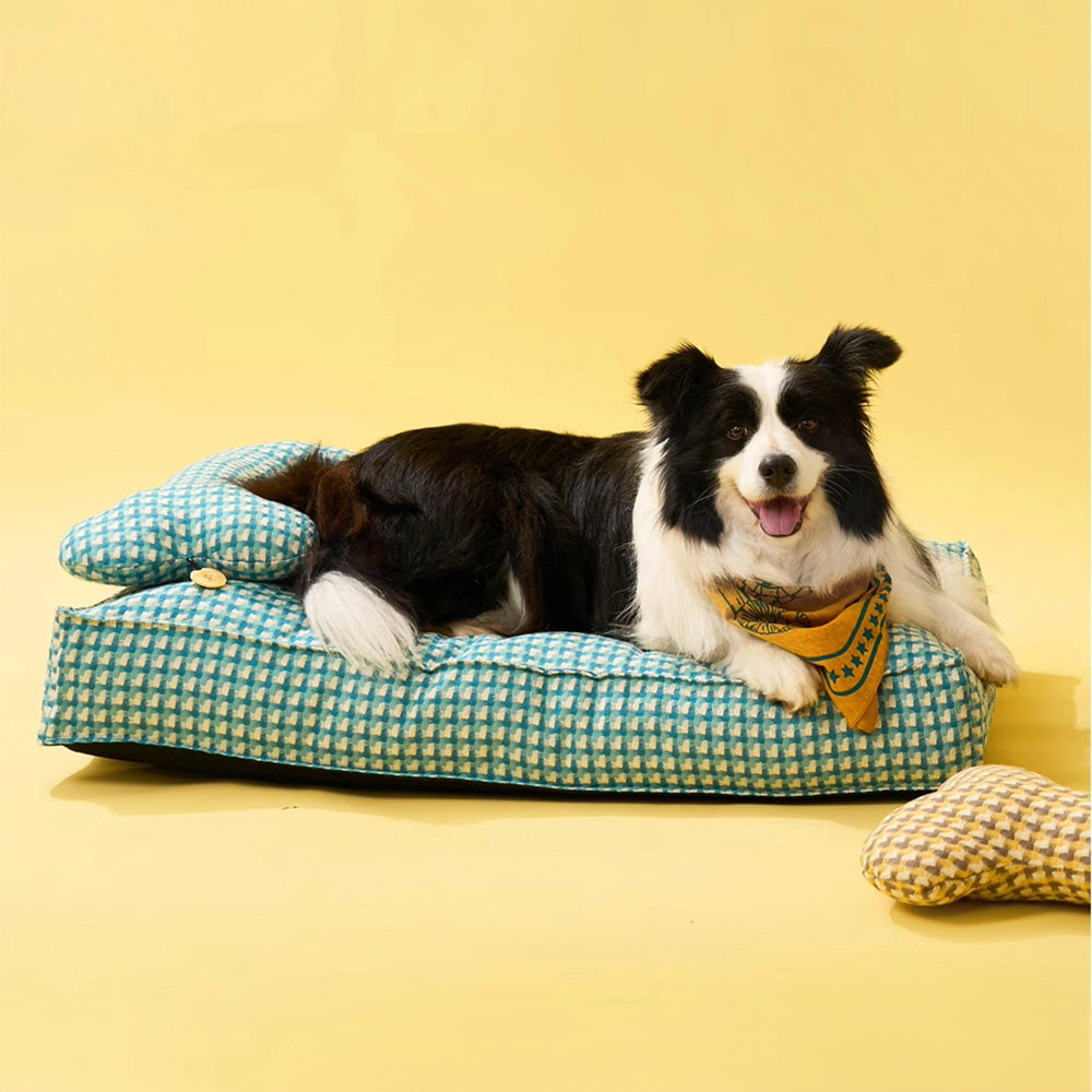 Waffle Shape Sweet Dreams Calming Dog Bed