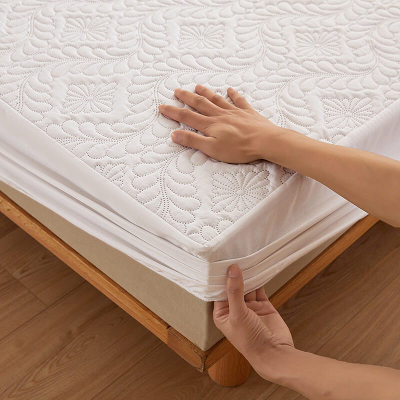 Protector de colchón impermeable Funda de colchón ajustable lavable