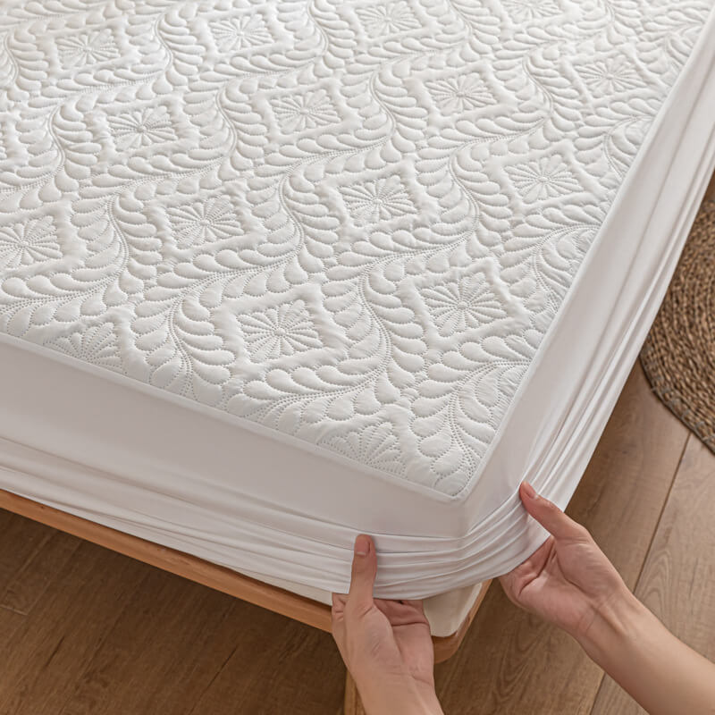 Protector de colchón impermeable Funda de colchón ajustable lavable