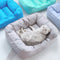 Cama de perros y gatos de enfriamiento mediano cuadrado resistente al agua