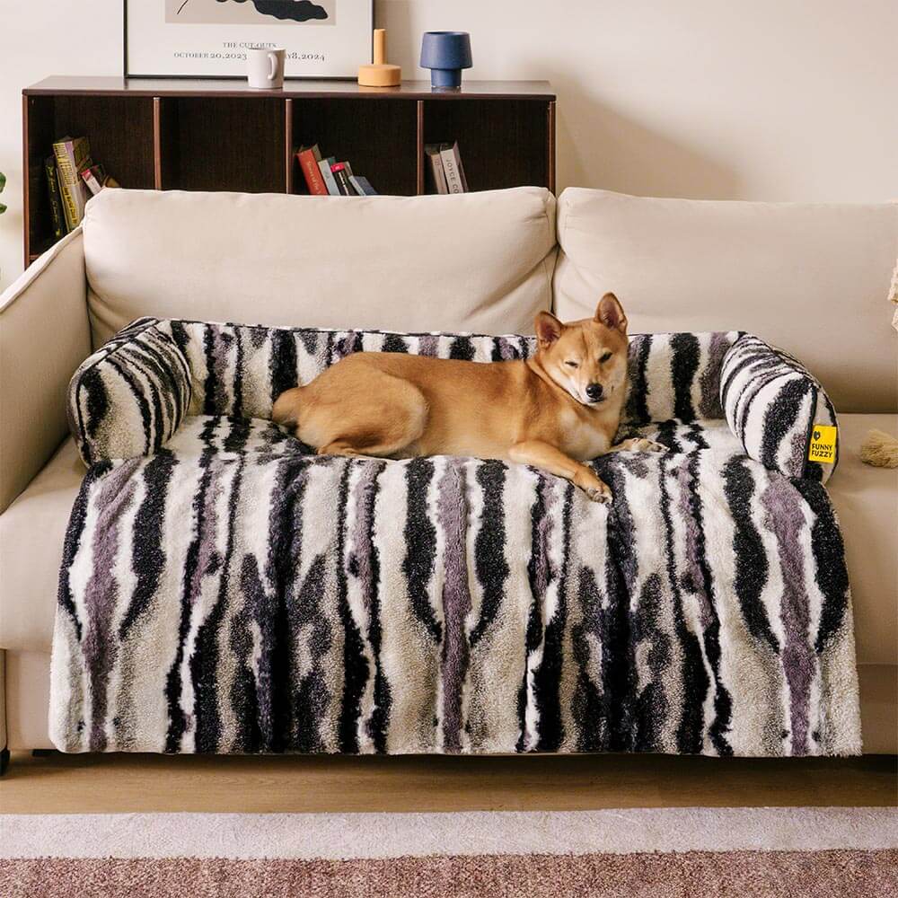 Nordic Plush Sofa Protector Dog Mat - PawLounge