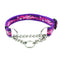Collar de perro de la cadena deslizante de nylon multicolor