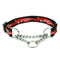 Collar de perro de la cadena deslizante de nylon multicolor