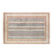 Alfombra vintage de área vintage de color azul y crema: elegancia atemporal para su hogar