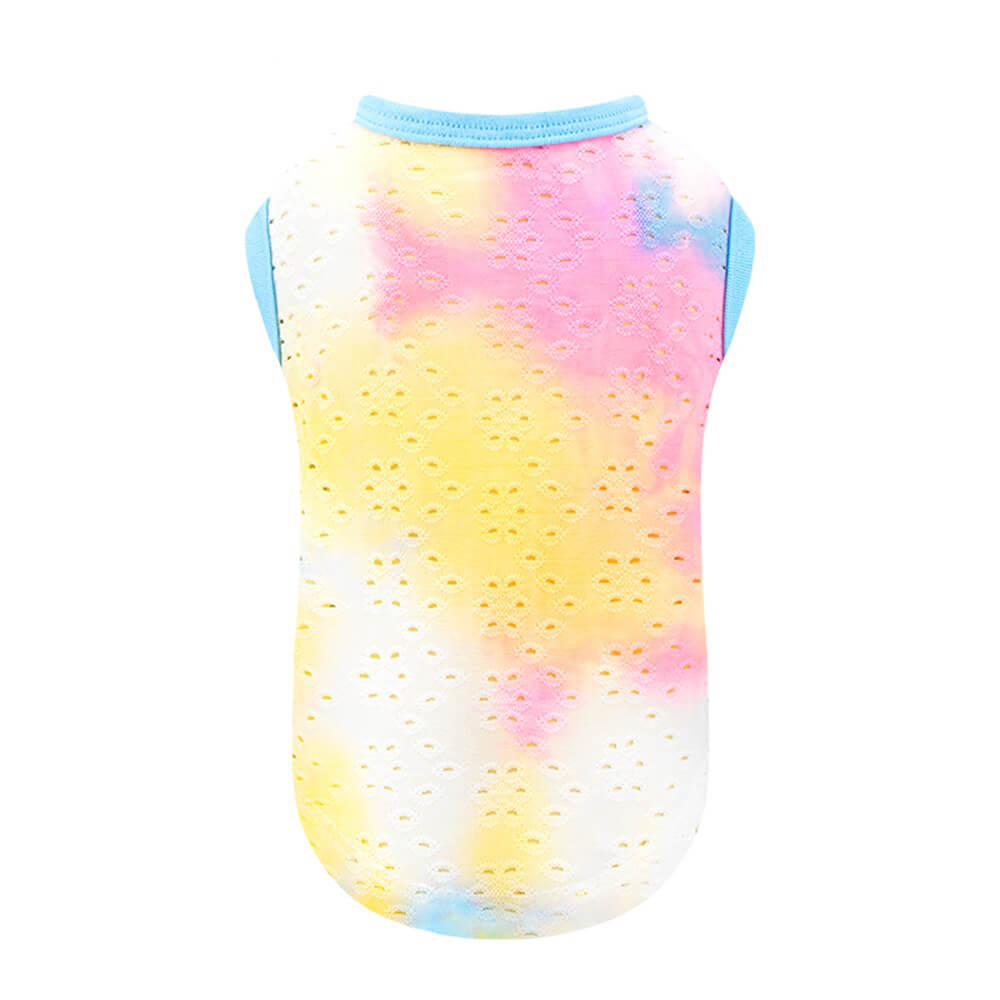 Tie-Dye Dog Tank Top - Lightweight and Stylish Summer Wear