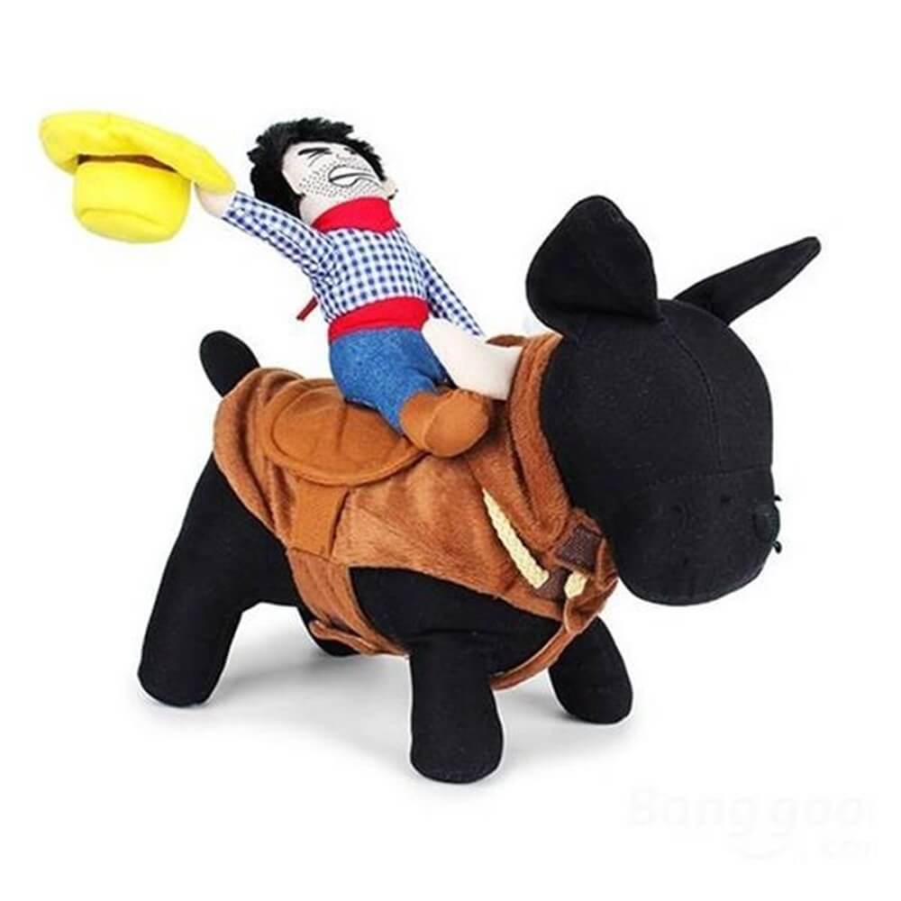 Cowboy Rider Dog Costume – Perfect for a Fun Halloween Look