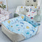 Cartoon Bold de cuello suave Cama para perros