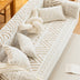 Tela chenille transpirable sofá resistente al desgaste cubierta de sofá seccional decorativa