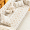 Tela chenille transpirable sofá resistente al desgaste cubierta de sofá seccional decorativa