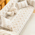 Tela chenille transpirable sofá resistente al desgaste cubierta de sofá seccional decorativa