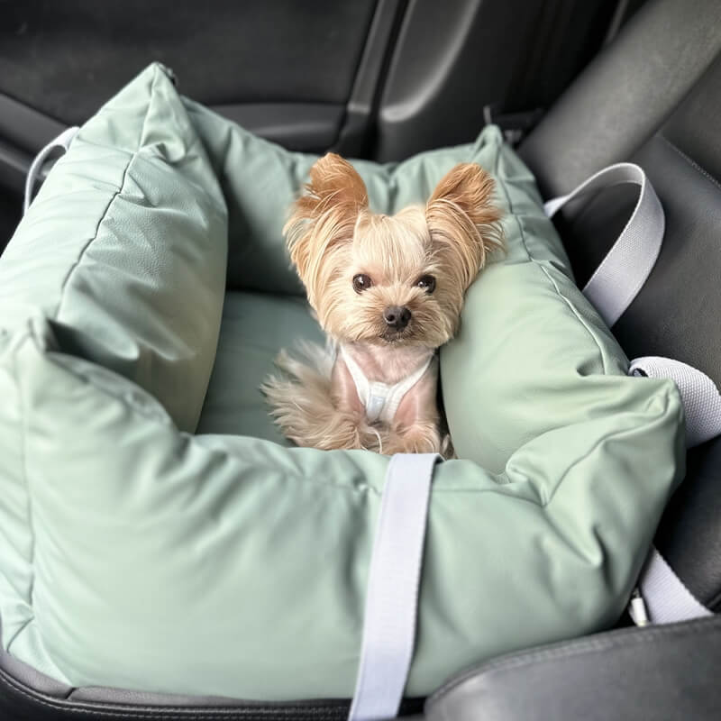 Asiento de seguridad para perros compacto y resistente al agua para viajes