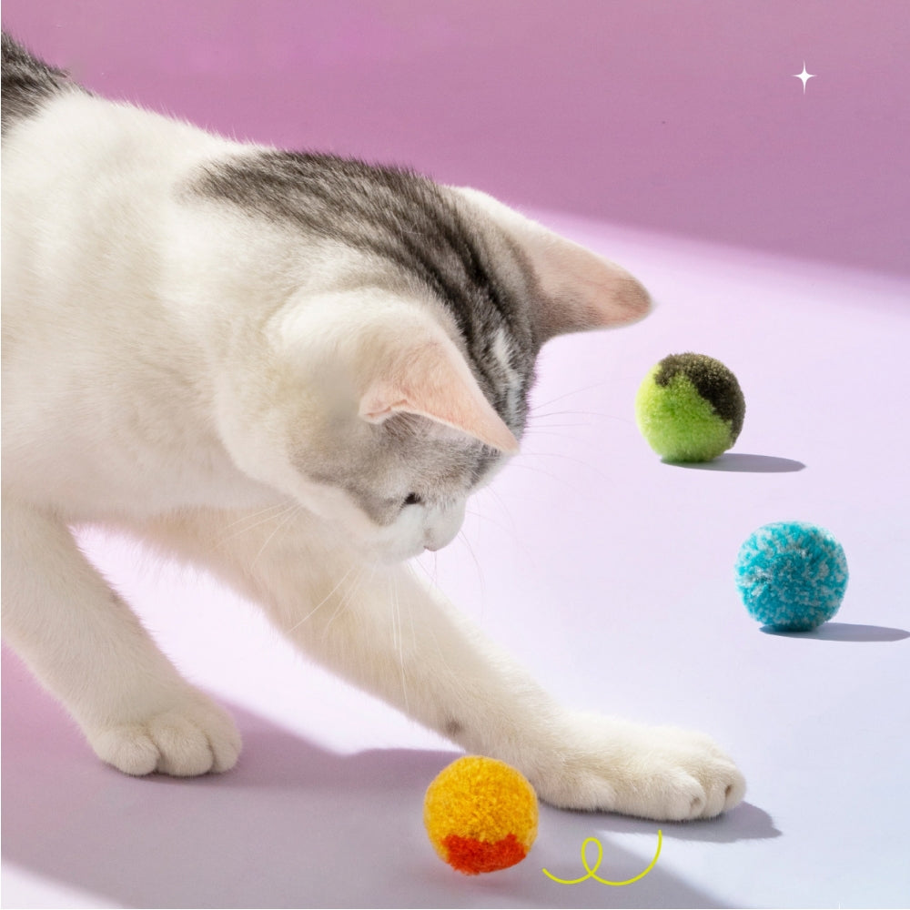 Creative City Hunter - Lanzador de bolas de peluche para gatos
