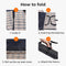 Cubierta de asiento para perros impermeable plegable en espesas