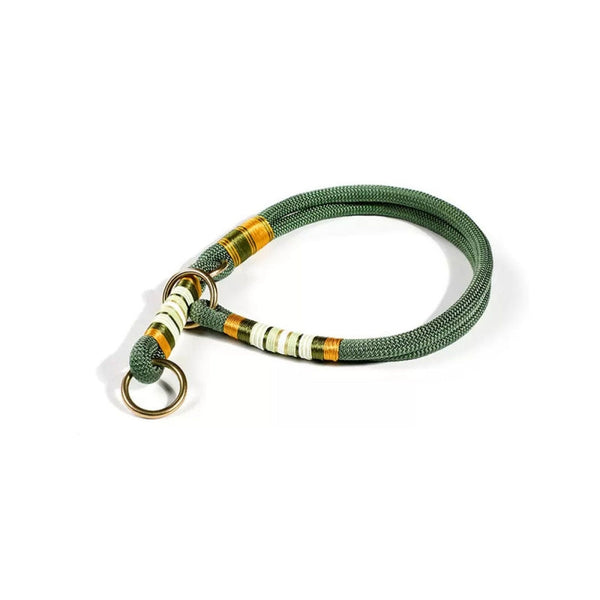 Cuerda trenzada con mano sin tirón accesorios para perros frescos collar de entrenamiento