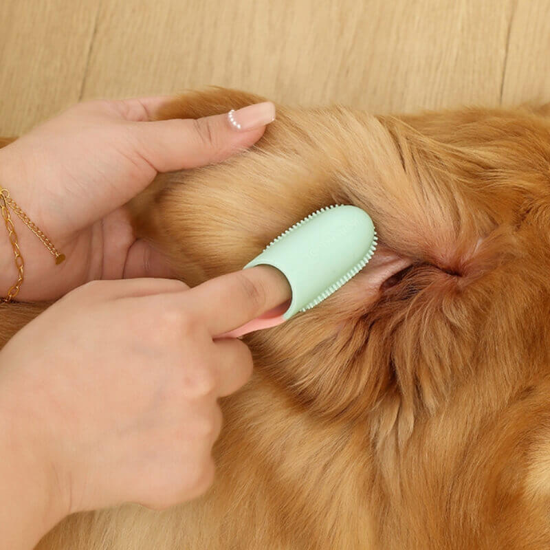 Pet Toothbrush Finger Toothbrush for Teeth Cleaning