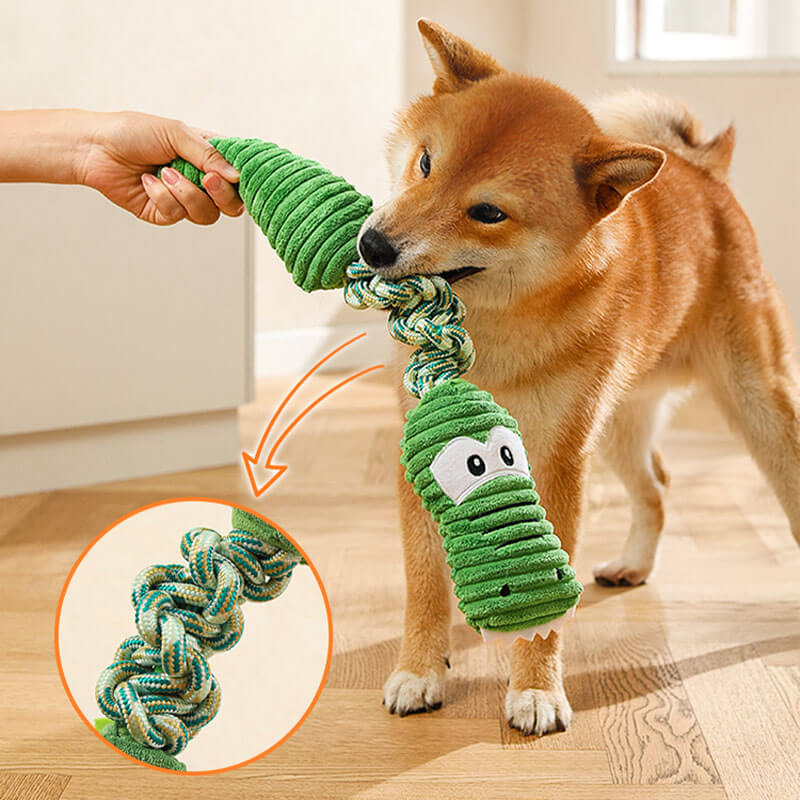 Juguete interactivo para perros con cuerda - Serie Animal