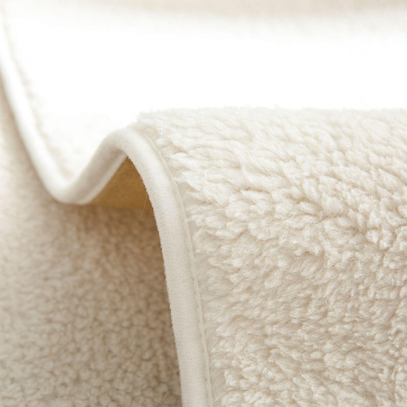 Funda de sofá antideslizante gruesa y difusa de forro polar Sherpa sintético