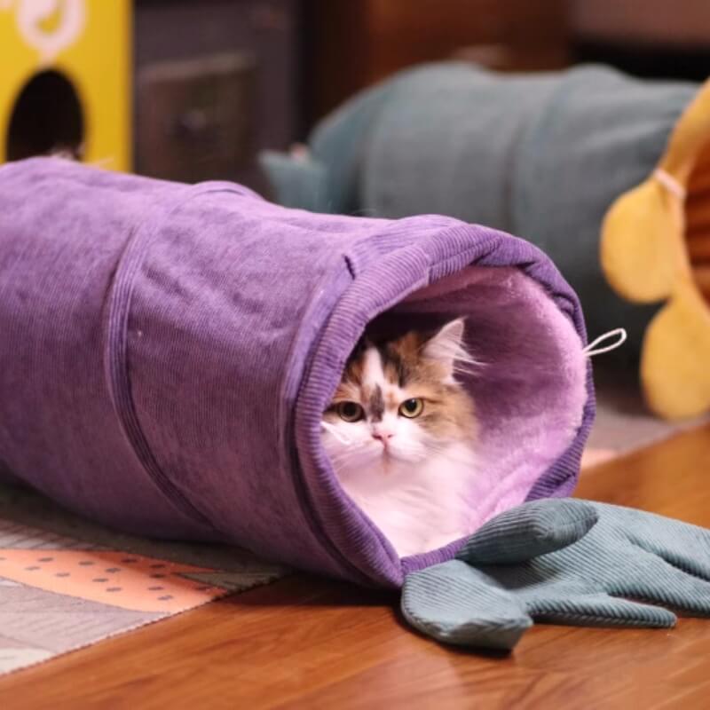 Cama túnel para gatos Serie Vegetal