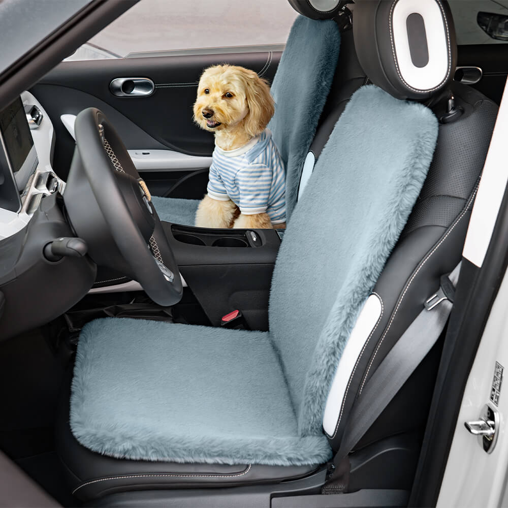 Funda universal para asiento de coche para perros humanos de felpa cálida