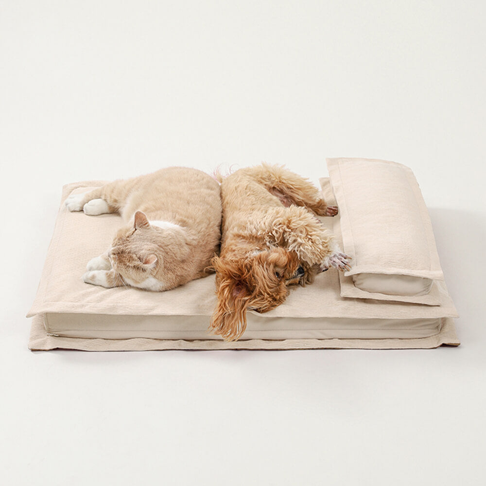 Anti-Anxiety with Sponge Support Deep Sleeping Dog Bed