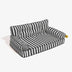 Cama de sofá de perros plegable de perros plegable impermeable de rayas - siesta soleada
