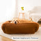 Cama de perro de sofá de gran y acogedora y acogedora