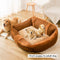 Cama de perro de sofá de gran y acogedora y acogedora