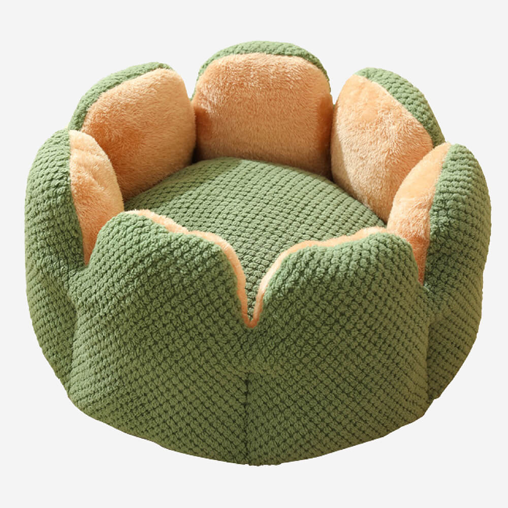 Cama cómoda para mascotas con forma de cactus