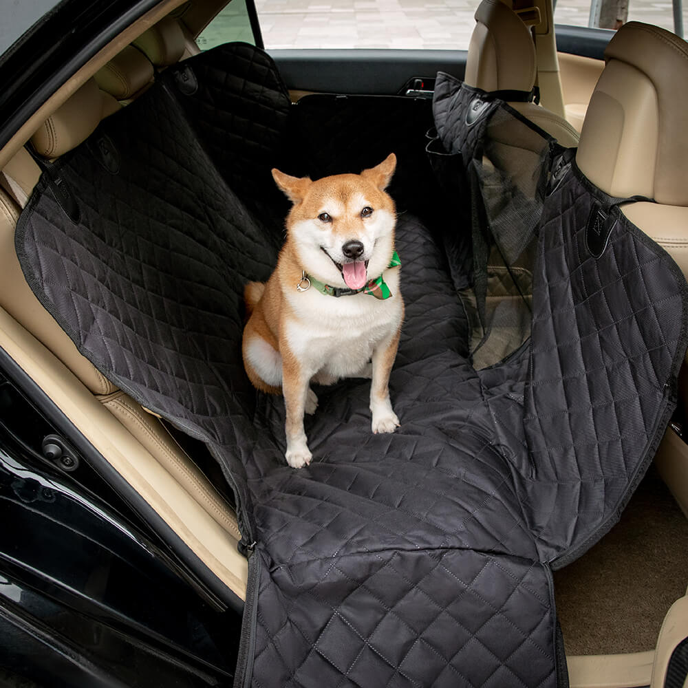 Funda para asiento de coche para perros multifuncional de tela Oxford